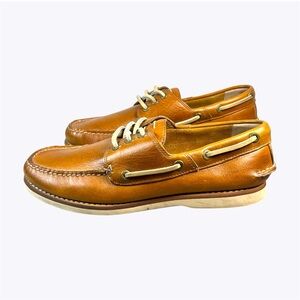 frye Men's Sully Boat Shoe Camel size8Mens US.                            ordrA6